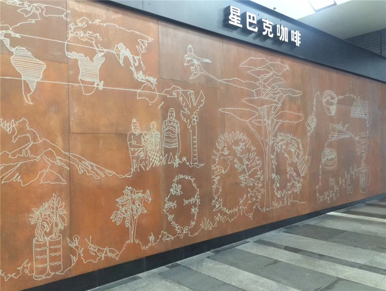 蓬江耐候钢幕墙